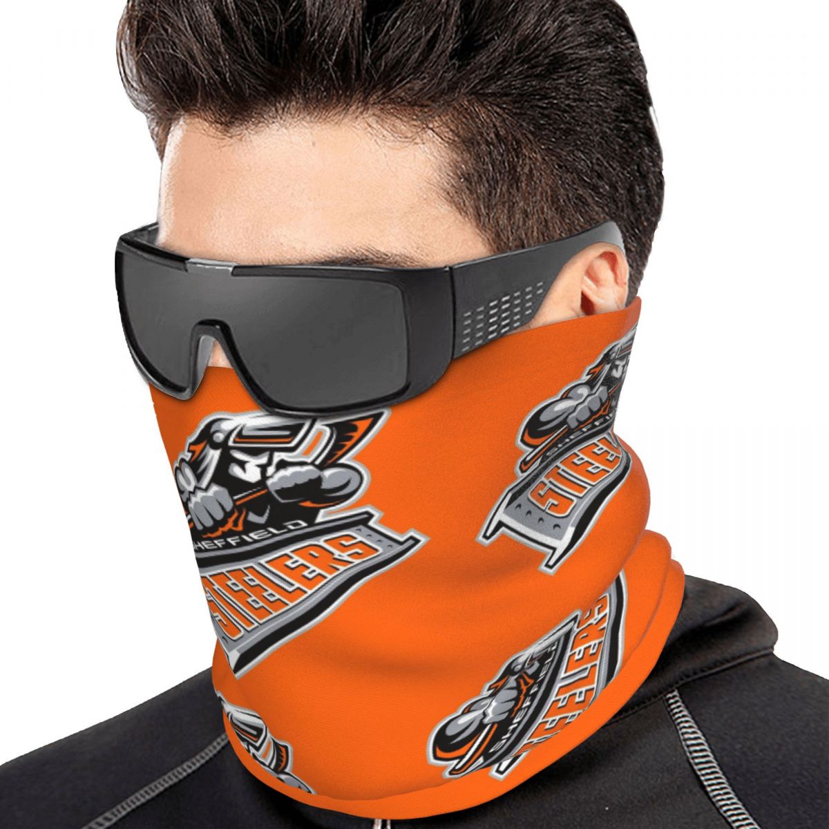 Cycling Face Mask - 셰필드 스틸러스 반다나 넥 커버 프린트