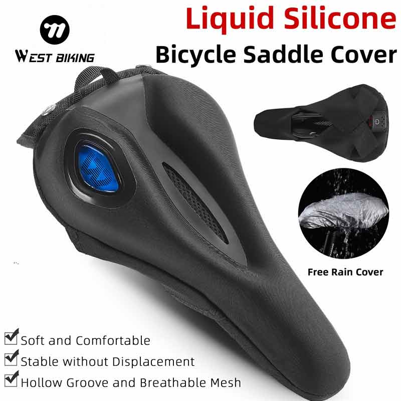 Bike Tail Light - WEST BIKING 액체 실리콘 자전거 안장