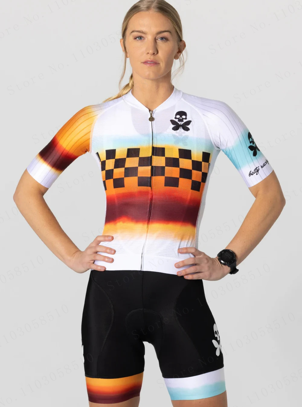 Cycling Gear Girls - 여성 사이클링 야외 스포츠 저지 턱받이