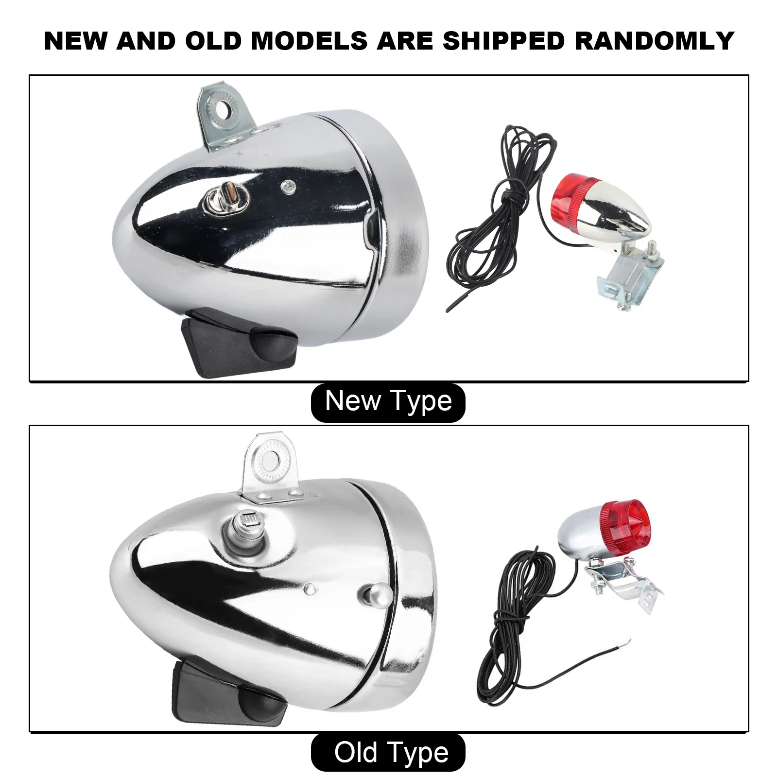 Bike Dynamo Light - 12V 6W 마찰 발전기 다이나모 헤드라이트