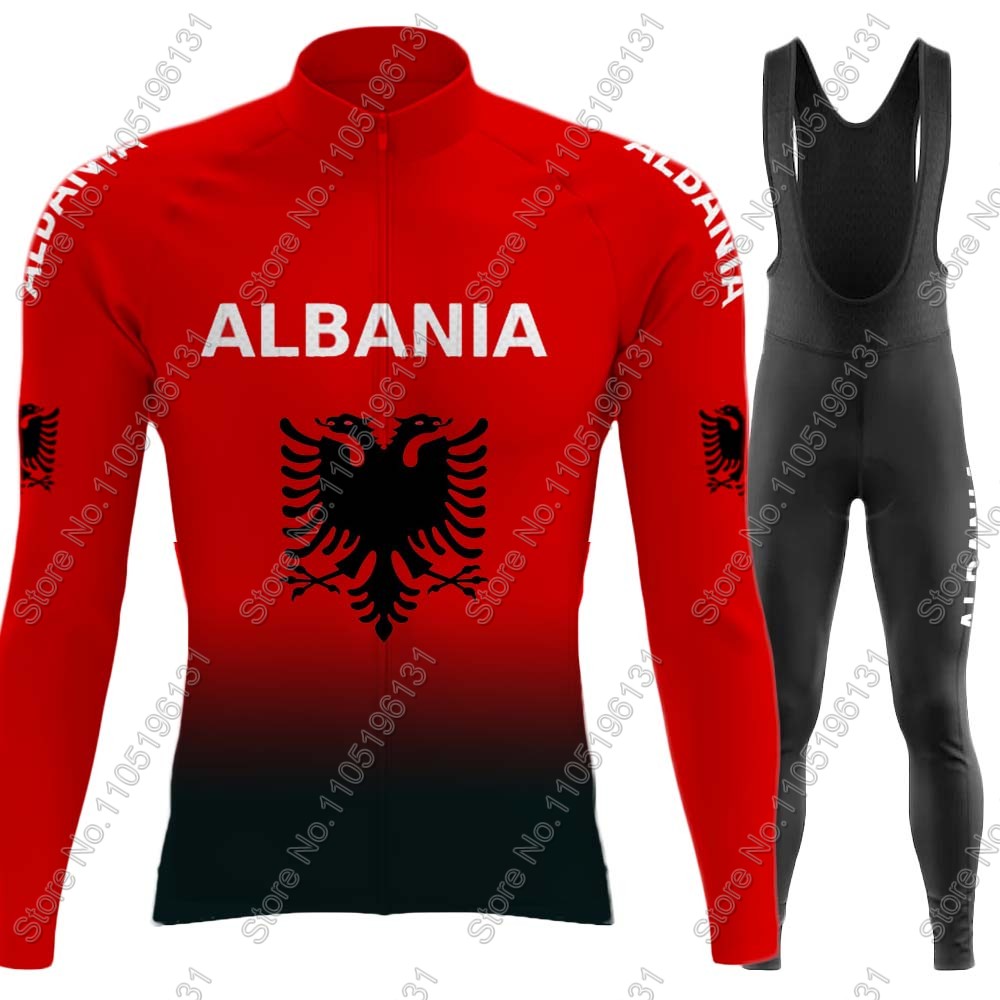 Cycling Gear Winter - 알바니아 국가대표팀 2026 사이클링 저지 세트