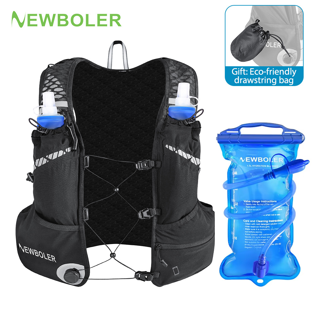 Cycling Gear Duffle - 8L 통기성 하이드레이션 조끼형 가방, 트레일