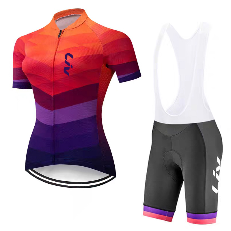 LIV 여성용 사이클링 저지 세트 여름용 로드 사이클링 - Cycling Gear Girls 리뷰 및 가격