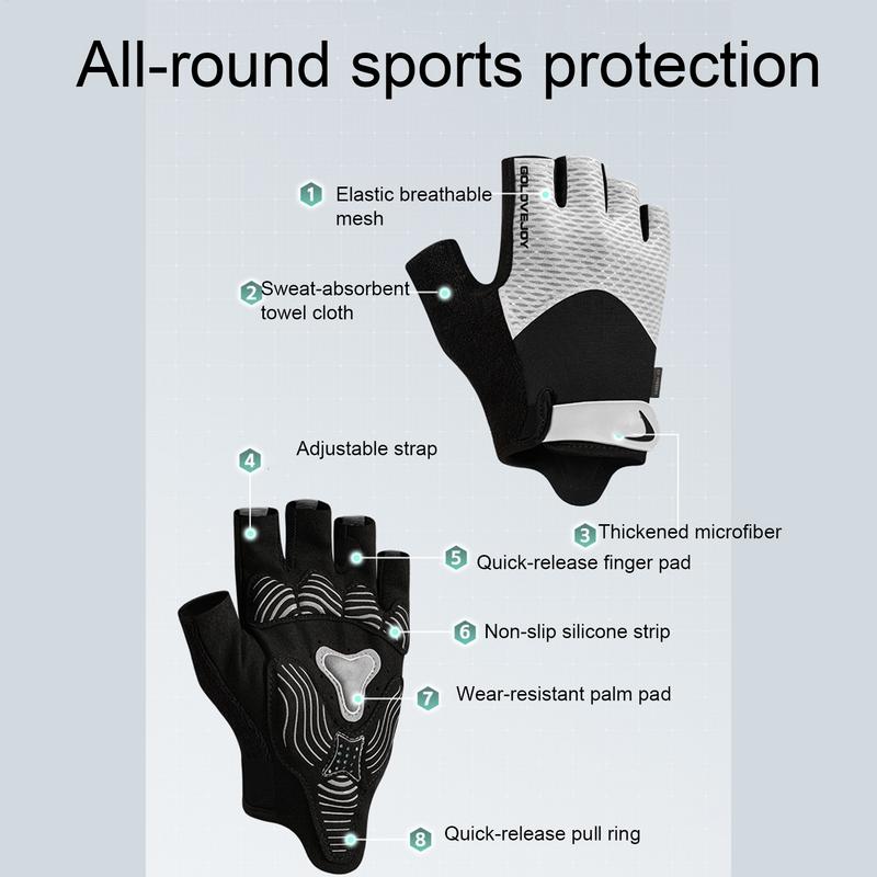 자전거 장갑 반 손가락 라이딩 장갑 야외 활동을 위한  - Cycling Hand Gear 리뷰 및 가격