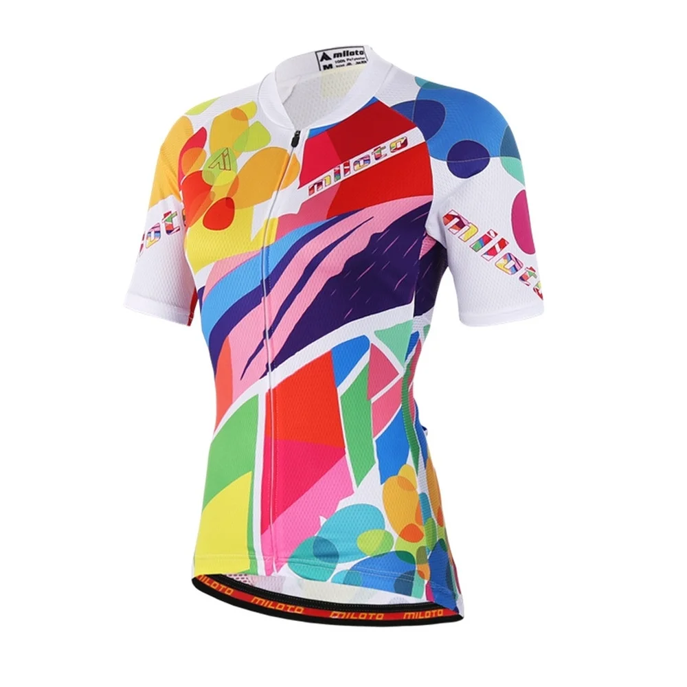 MILOTO 2025 여성 패션 반팔 저지, 여름 야외 - Cycling Gear Girls 리뷰 및 가격