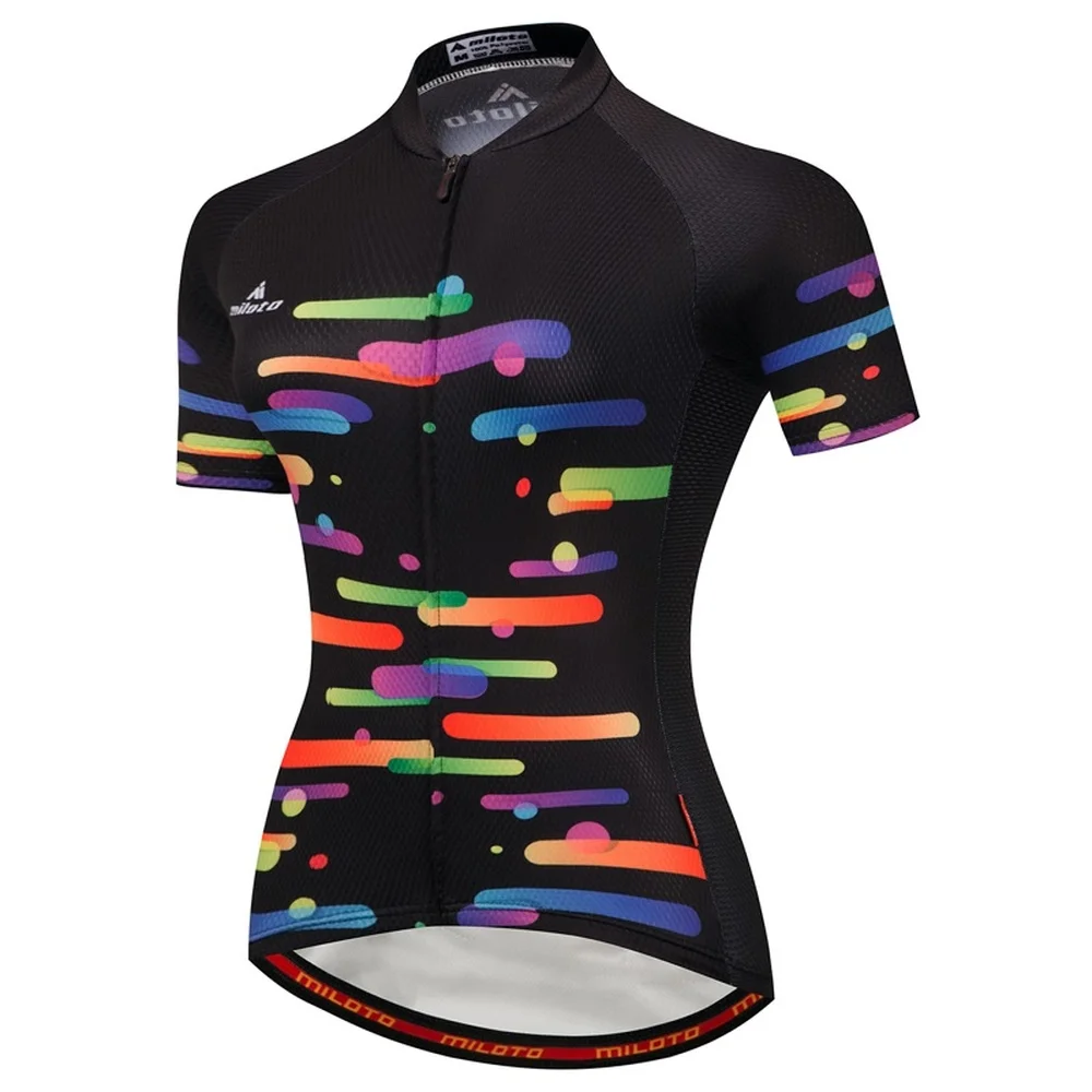 MILOTO 2025 여성 패션 반팔 저지, 여름 야외 - Cycling Gear Girls 리뷰 및 가격