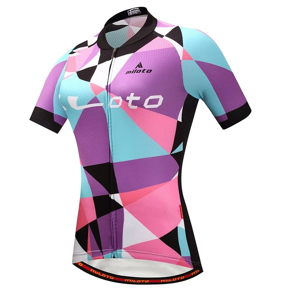 MILOTO 2025 여성 패션 반팔 저지, 여름 야외 - Cycling Gear Girls 리뷰 및 가격