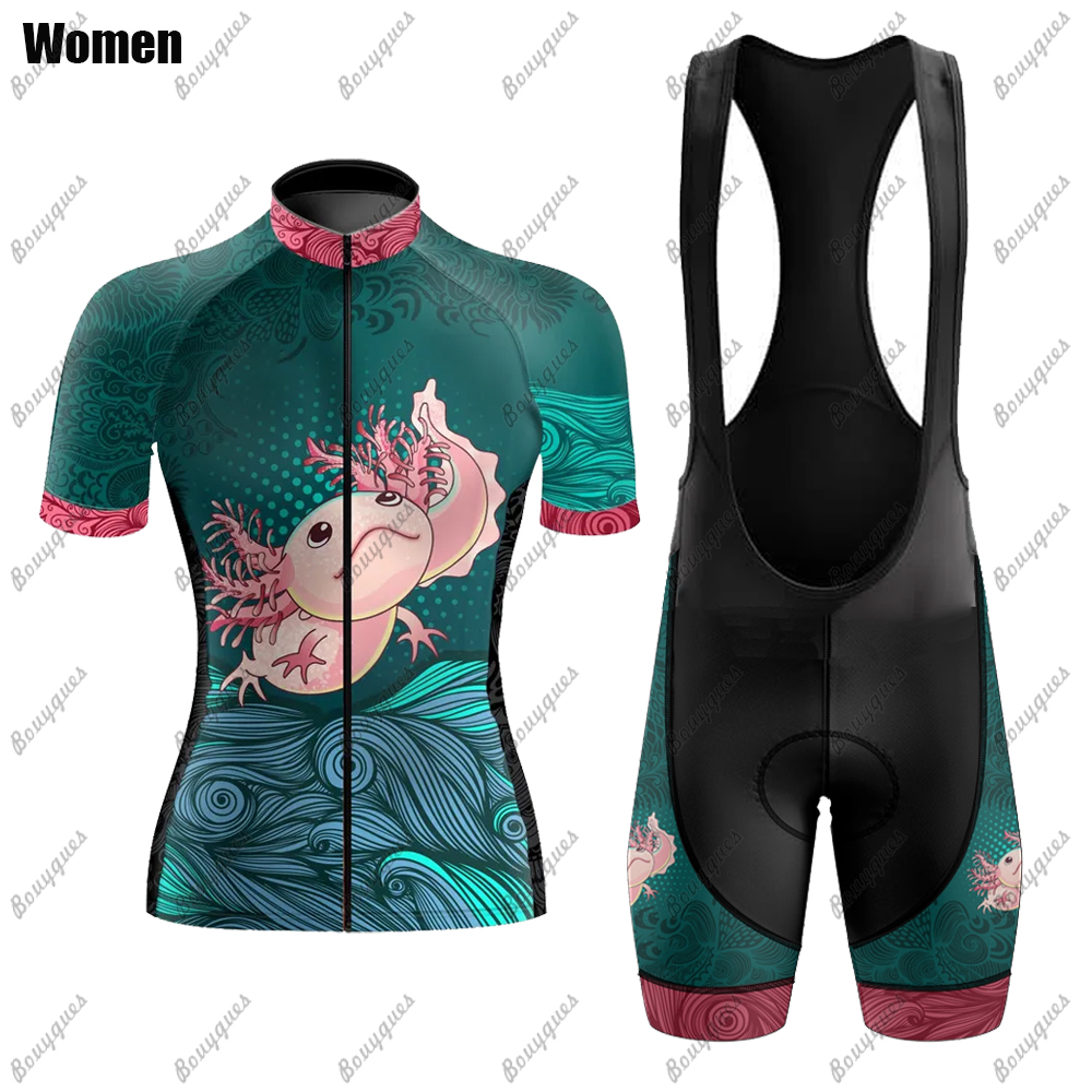 여성용 트라이애슬론 반팔 사이클링 저지 세트, 야외 스 - Cycling Gear Girls 리뷰 및 가격
