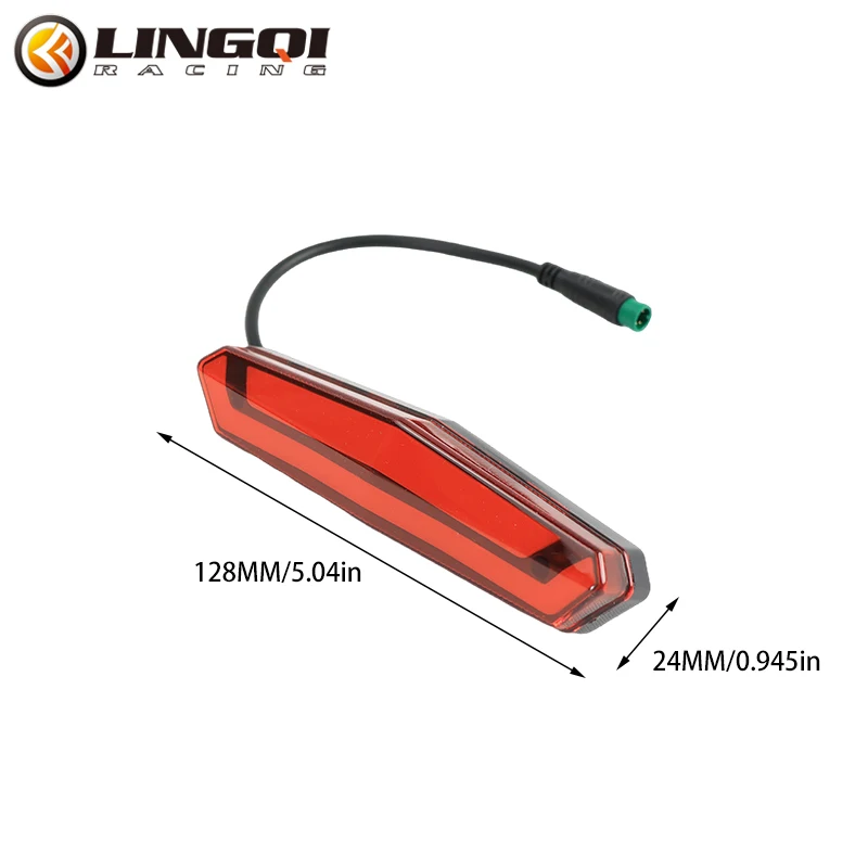 LINGQI RACING 스쿠터 후면 테일 라이트 빨간 - Bike Tail Light 리뷰 및 가격