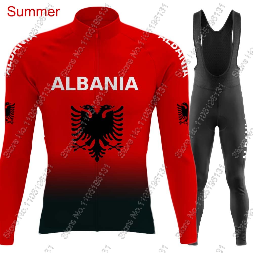 알바니아 국가대표팀 2026 사이클링 저지 세트 긴팔  - Cycling Gear Winter 리뷰 및 가격